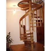 Дизайн-проект деревянной лестницы фотография