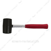 Киянка резиновая H-Tools 02K232 680 80мм, черная резина, металлич. ручка №995024