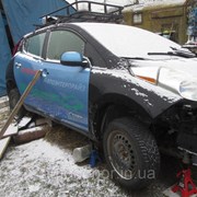 Двер гола передня права RAT - SKY BLUE 3PM Nissan Leaf ZE0 (10-12) HMA0M-3NAMA фото