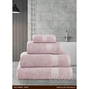 Полотенце для ванной Karna AREL хлопковая махра грязно-розовый 100х150 фотография