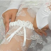 Аксессуары свадебные, подвязки для невесты фото