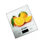 Весы настольные электронные DELTA KCE-28 "Апельсин" : 5 кг, стекло.LCD-дисплей, Автообнуление/автоот