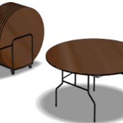 Большие Круглые столы, покрытие Фанера Ламинат