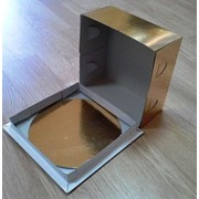 Элегантная коробка для тортов Премиум №2 170*170*100 фото
