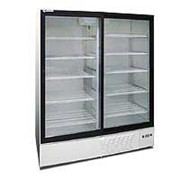Холодильный шкаф со стеклянными дверцами DUET 1400G