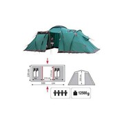 Кемпинговая палатка Tramp Brest 4 (Трамп Брест 4)