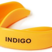 Капа 1 челюстная INDIGO термо, в контейнере, MS-01-TP, Оранжевый, фотография