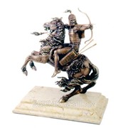 Скульптура бронза мрамор "Скифский воин "