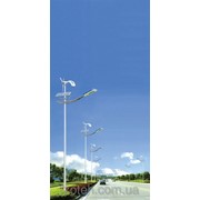 Система автономного освещения (солнечная панель и ветрогенератор)