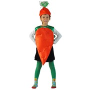 Карнавальный костюм для детей Карнавалия.рф Морковь deluxe детский, 26-34 (94-128 см)