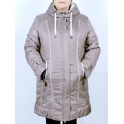 Куртка зимняя комбинированая - ЛОРА (КАПУЧИНО+БЕЖ). M-302-Z#19#2