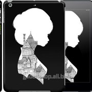 Чехол на iPad 5 Air Девушка и город 2823c-26 фотография