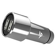Xiaomi LilPartner LP SteelMate Dual USB Smart Car Charger Silver АЗУ