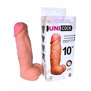 Насадка для страпона Uni Cock 10 телесная 25 см фото