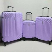 Набор из 3 чемоданов Корона лиловый фото