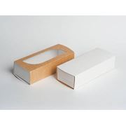 Упаковка для суши и роллов ECO CASE2 (обечайка с окном) фотография