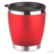 Кружка EMSA CITY CUP из нержавеющей стали с красным покрытием Soft-Touch 0,2л (EM504843)
