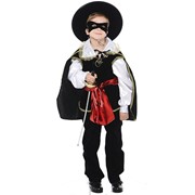 Карнавальный костюм для детей Батик Зорро детский, 38 (152 см) фото