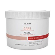 Маска Ollin Professional Care Color and Shine Save сохраняющий цвет и блеск окрашенных волос 500 мл фотография