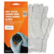 Антистатические перчатки из углеродного волокна (серого цвета) фото