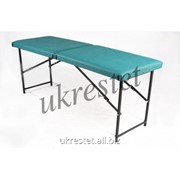 Складной массажный стол Ukrestet бирюзовый фото