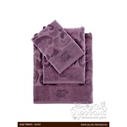 Подарочный набор полотенец для ванной 2 пр. Tivolyo Home BAROC хлопковая махра фиолетовый фото