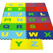 Коврик-пазл детский Английский Алфавит 25х25х0,9(см), 32 дет.