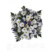 Букет из хризантем “Бирюзовые искры“ фото