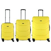 Комплект дорожных чемоданов на колесах Impreza Freedom Armor (Желтый) фото