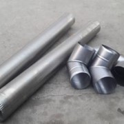 Труба дымохода и колена из листа 0,4-0,5 мм фото