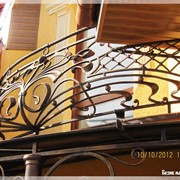 Ограждения для балконов кованые под заказ, заказать кованые ограждения балкона, ограждения для балконов по самой низкой цене в Украине. фото