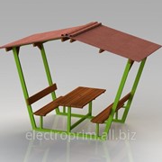 Беседка Модель П11 Садово-парковая мебель Деревянные беседки фото