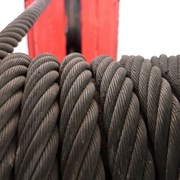 Канат ГОСТ 14954-80 D= 5,1-55 мм, Покрытие: оцинкованный светлый черный фото