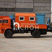 Агрегат для наземного ремонта водоводов АНРВ с КМУ на шасси КАМАЗ 43502-66(D5)