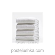Полотенце махровые хлопковые белые 420 г/м2 30х30 см, арт. 254802868 фото