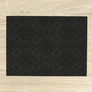 Коврик текстурный 24,5х18 см “Винтаж“, цвет черный фото