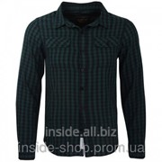 Рубашка Glo-Story MCS-5299 сине-зеленая фото