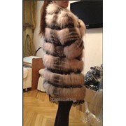 Кардиган из длинноворсового меха фото