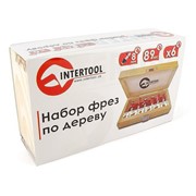 Набор фрез концевых по дереву, 6 шт. Intertool HT-0072 фото