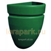 Термо-чаша корзина 450, вазон для цветов уличный пластиковый