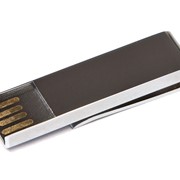 USB-флешка на 64 ГБ в виде зажима для купюр, серебро фото