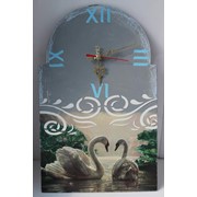 Часы ручной работы “Лебединая верность“ фото