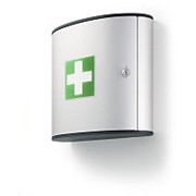 Durable Аптечка настенная Durable First Aid Box, без наполнения, 302 х 280 х 118 мм, металл Серебристый