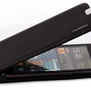 Чехол флип кожаный для Samsung I9105 / I9100 Galaxy S II / Galaxy S2 Plus - черный фото