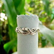 Серебряное кольцо головоломка “Змейка“ от Wickerring фото