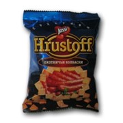 Сухарики солёные "Jassi Hrustoff" со вкусом охотничьих колбасок