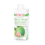 Кокосовая вода с розовой гуавой "FOCO"