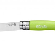 Нож складной детский Opinel №7 VRI My First Opinel Apple green фотография