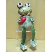 Влюбленные лягушки под листом -набор 2шт., арт. 9810074 фото