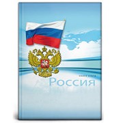 Книга учёта А4 Prof Press “Россия“ 196 л, клетка, 7БЦ, глянц. ламин, блок-офсет, 196-7157 фото